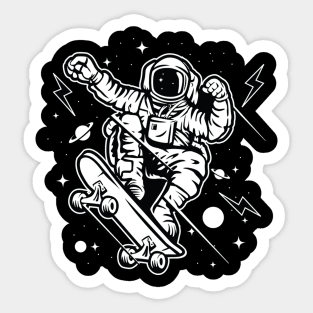 Space skater Sticker